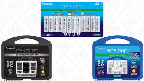 16-Pack Eneloop AA Batteries | $25 | AmazonEneloop Pro Power Pack | $35 | AmazonEneloop Power Pack | $35 | Amazon